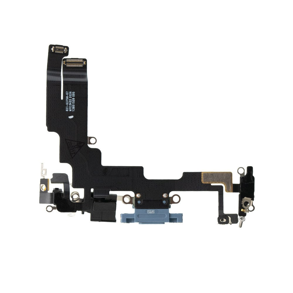 Charging Port for iPhone 14 (Purple)-Blue Charging Port for iPhone 14 (Purple)-Blue